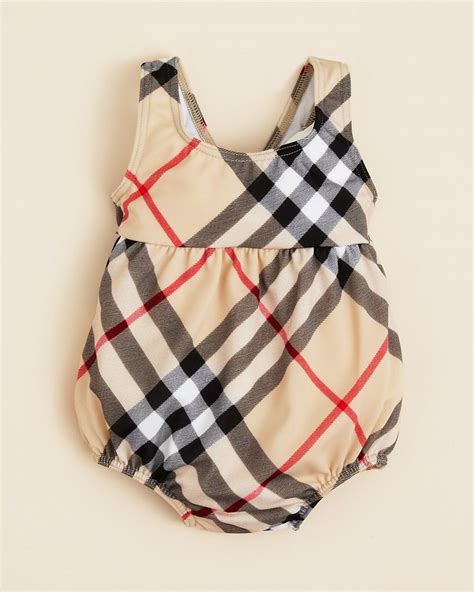 infant girl burberry|burberry baby swimsuit.